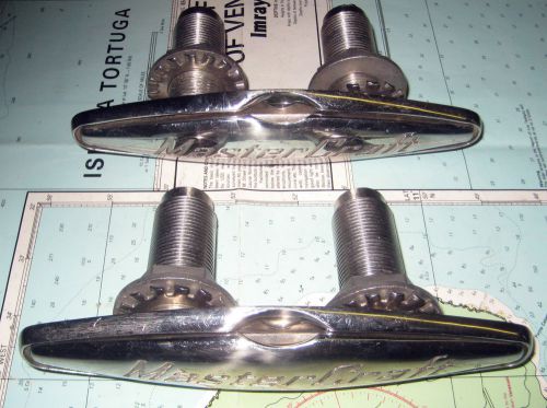 Mastercraft stainless steel pop-up cleats 8&#034; long