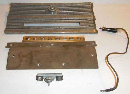 1949 1950 chrysler new yorker chrome glovebox door oem windsor imperial 1253558