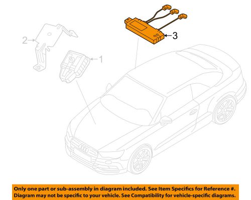 Audi oem 15-16 a3 quattro alarm system-motion sensor 5q0951177