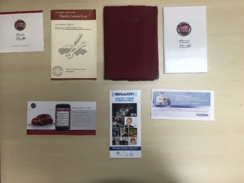 Fiat 500 500c 2014 user guide owners manual with dvd and case oem/ free shipping