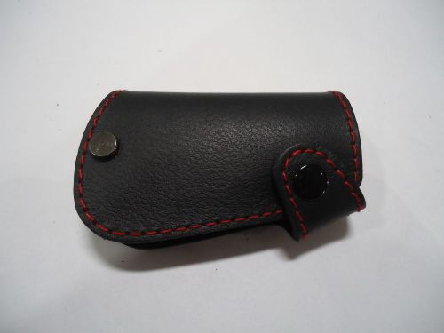 Car smart key remote glove cover s80 xc70 s60 black with red suture (fits:volvo)