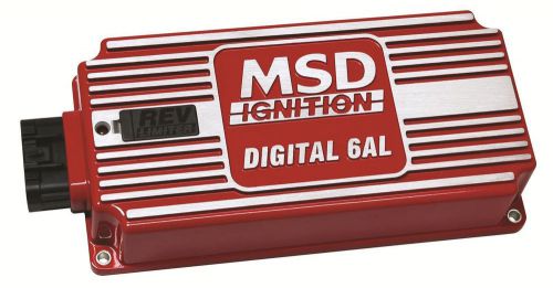 Msd 6425 ignition box msd 6al digital cd with rev limiter red ea
