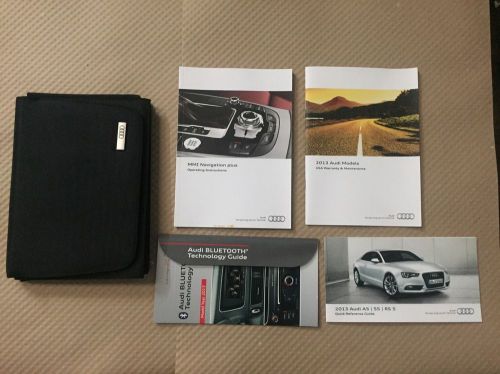 2013 audi a5 s5 rs5 coupe  owners manual and navigation book