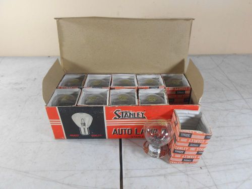 Lot of 10 vtg nos stanley 6v25/25w auto lamp bulbs a5655k in original box (3)
