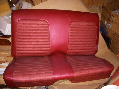 1966 mustang convertible actual seats front/rear w/newer upholstery installed