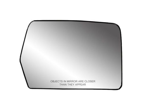Fit system 30194 passenger side heated replacement mirror glass with backing ...