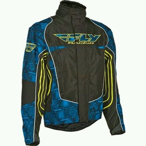 Fly racing snx wild snocross jacket snowmobile winter yamaha polaris m medium