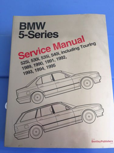 Bmw 5 series workshop manual service repair manual 525 540 bentley book