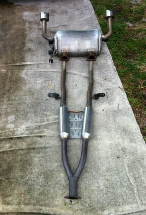 2009 to 2013 infiniti fx35 oem muffler exhaust pipes 