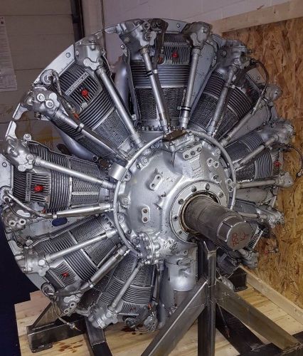 Lycoming wright r1820-82 radial engine with all service records