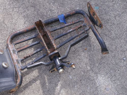 01 arctic cat 300 4x4 left foot peg bracket mount + shifter bracket