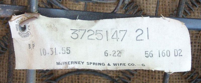 Very nice used seat cushion set, L/H pair w/original tags for 1956-1960 Corvette, US $399.99, image 6