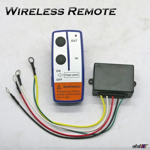 Wireless winch remote control switch lift gate dump bed 12v tow truck box jeep