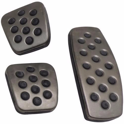 Cruze, regal &amp; verano brushed aluminum pedal covers w/manual trans oem# 13301696
