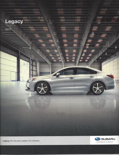 2017 subaru  legacy base/premium/sport and limited models  22 page brochure