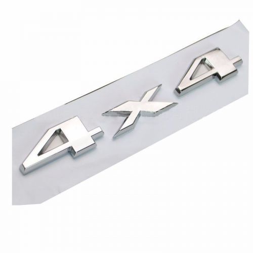 New chrome logo 3d decal emblem 4x4 jeep grand cherokee compass patriot wrangler