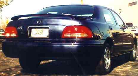Painted mazda 626 custom style i spoiler 1998-2002