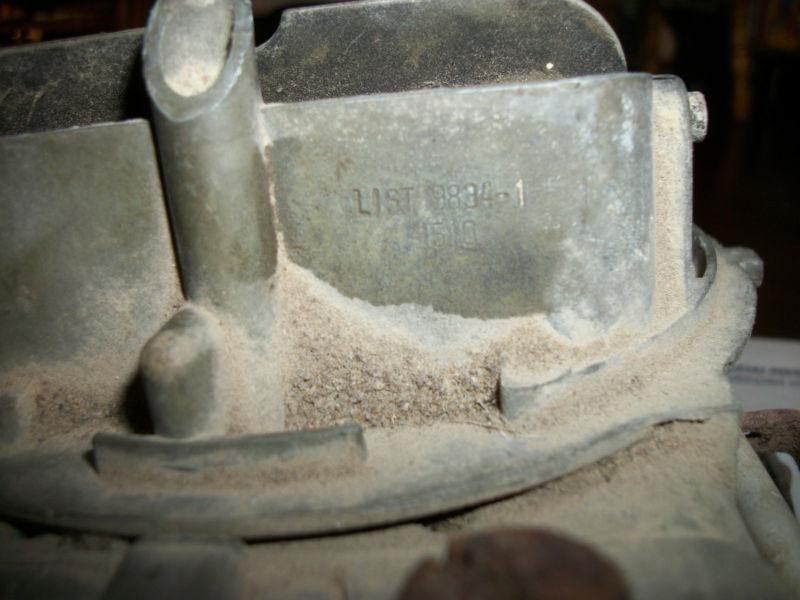 Holley 600 CFM List 9834-1 For Parts or Repair Been Setting Can Still Be Rebuilt, US $15.99, image 2