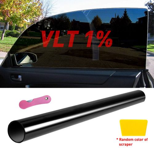 20" x 10'ft Roll Uncut Roll Window Tint Film 1% VLT Feet For Car Camper Van Boat, US $11.99, image 4