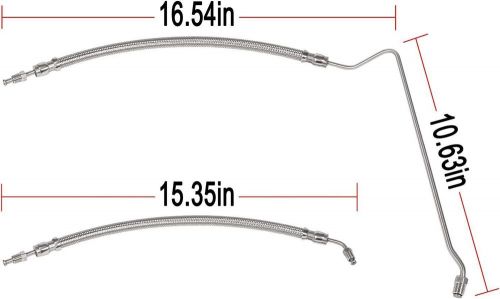 Trim Tilt Hydraulic Ram Cylinder Hose Kit for Mercruiser Alpha Bravo 15-9/16", US $75.49, image 11