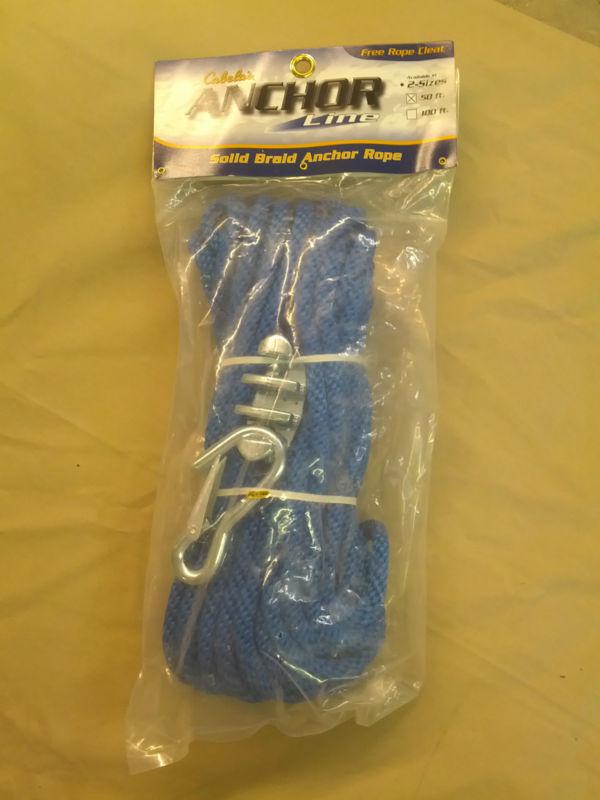 Cabela's 3/8" braided 50ft. anchor line with 3" cleat