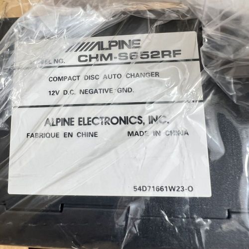 Alpine Compact Disc Changer CHM-S652RF CD Shuttle w/ Cartridge *READ*, US $145.00, image 14