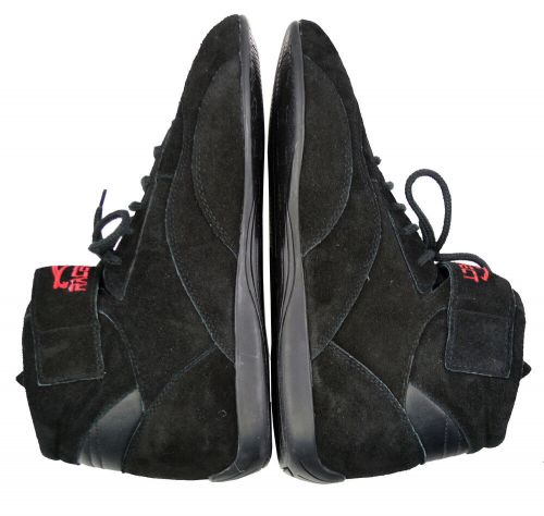 NHRA SFI 3.3/5 RACE SHOES MID TOP RACING SHOES SUEDE BLACK SIZE MENS 12, US $64.99, image 2