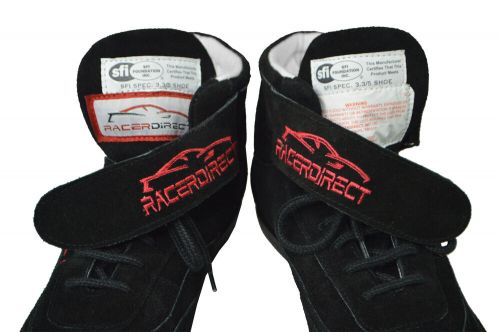 NHRA SFI 3.3/5 RACE SHOES MID TOP RACING SHOES SUEDE BLACK SIZE MENS 12, US $64.99, image 3