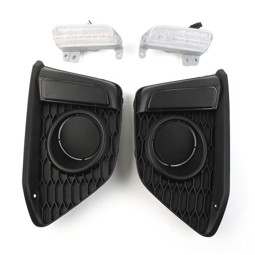2x LED Daytime Running Lights DRL Fog Lamp Assembly For Honda Fit Jazz 2014-2017, US $83.43, image 6