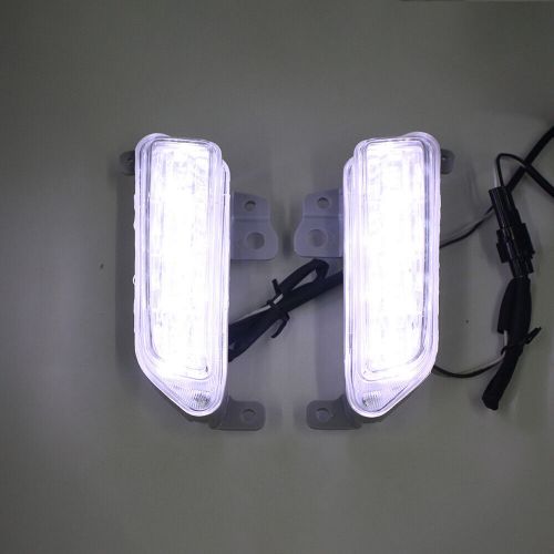 2x LED Daytime Running Lights DRL Fog Lamp Assembly For Honda Fit Jazz 2014-2017, US $83.43, image 8