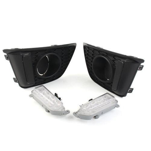2x LED Daytime Running Lights DRL Fog Lamp Assembly For Honda Fit Jazz 2014-2017, US $83.43, image 14