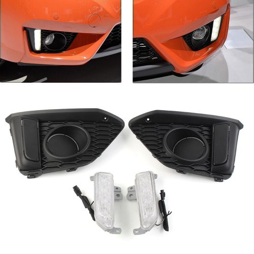 2x LED Daytime Running Lights DRL Fog Lamp Assembly For Honda Fit Jazz 2014-2017, US $83.43, image 16