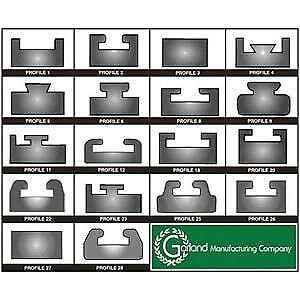 Garland mfg co    232637    ski doo slide 49  profile 28 black