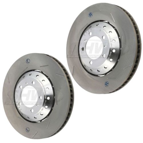 SHW Front Slotted Brake Discs 390mm x2 For Porsche Panamera Turbo S/GTS 970, US $, image 4