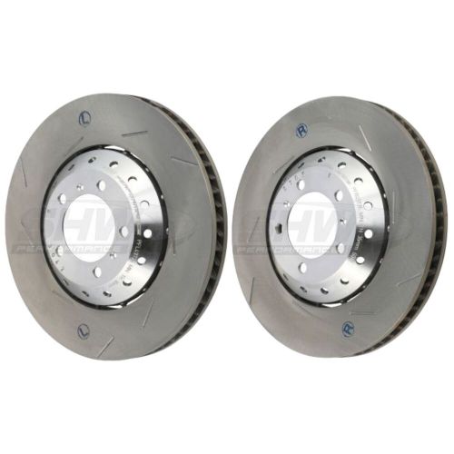 SHW Front Slotted Brake Discs 390mm x2 For Porsche Panamera Turbo S/GTS 970, US $, image 5