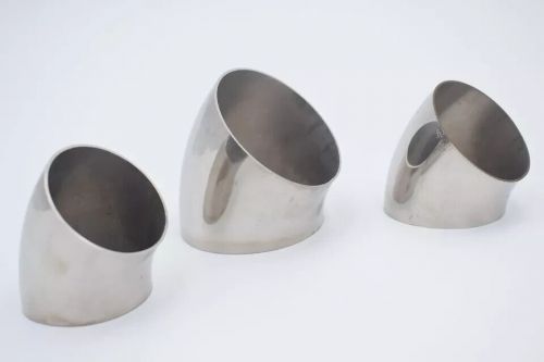 Exhaust Mandrel Bend 45 Degree 3"/76mm Elbow 1D Stainless Steel 304 Polished, US $, image 2