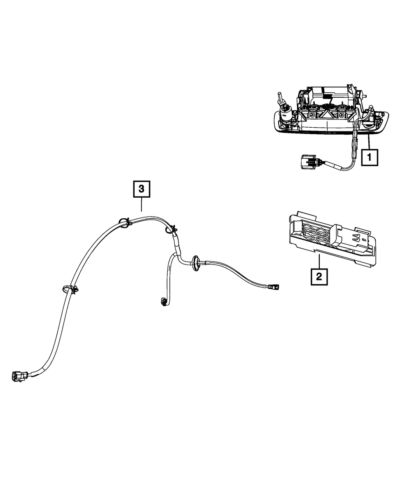 Genuine Mopar Tailgate Wiring 68189124AC, US $86.28, image 3