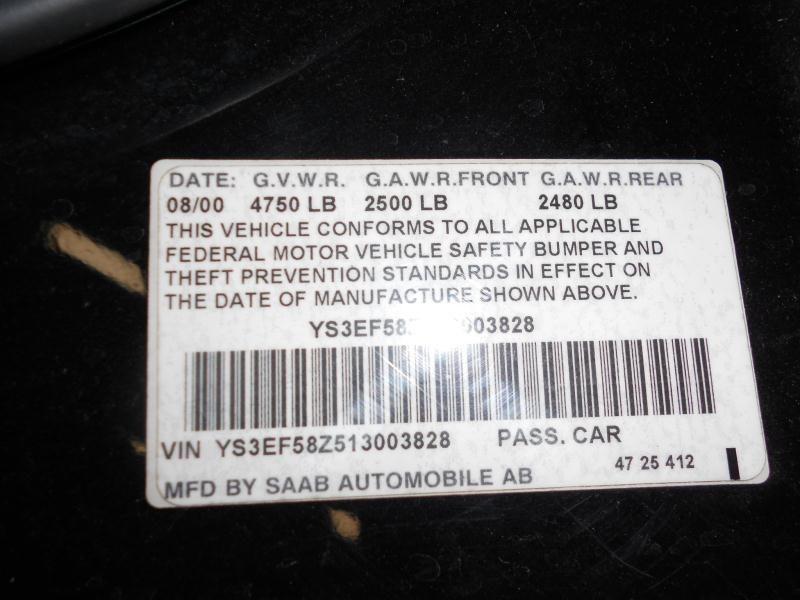 99 00 01 02 03 SAAB 9-5 INTERCOOLER 6 CYL, US $135.00, image 6