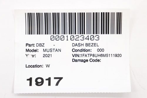 2021 FORD MUSTANG Dash Bezel Hr3z63044d70bb, US $320.00, image 5