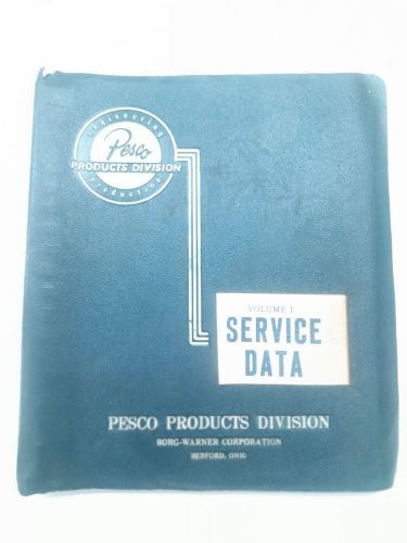 1950's Pesco Products Service Data Volume I Manual Aviation Fuel Pumps Motors, US $150.00, image 6