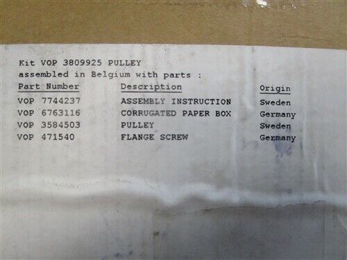 VOLVO PENTA PULLEY 3809925 MARINE BOAT, US $649.95, image 3