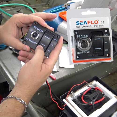 SEAFLO 3-Way Bilge Pump Panel Switch MAN-OFF-AUTO Rocker Switch 12V/24V 15A, US $19.98, image 2