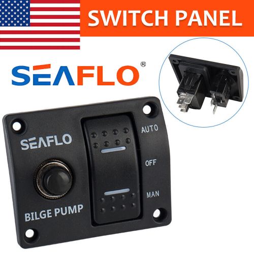 SEAFLO 3-Way Bilge Pump Panel Switch MAN-OFF-AUTO Rocker Switch 12V/24V 15A, US $19.98, image 6