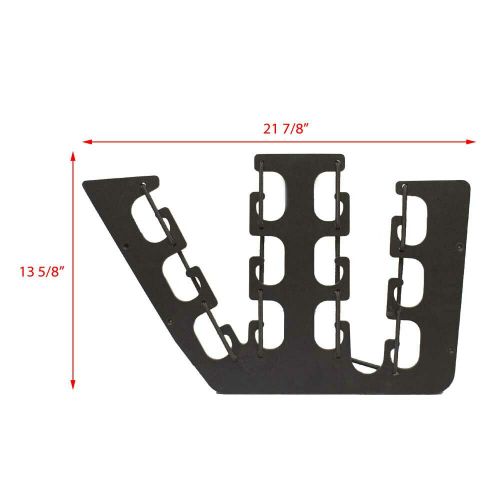 Ranger Boat Fishing Rod Holder Panel 340006 | Black Starboard, US $152.54, image 3