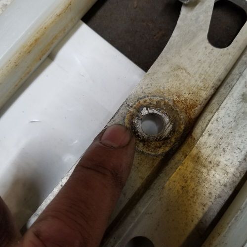 2012-2013 polaris switchback pro r adventure 136 right and left rail 1542844