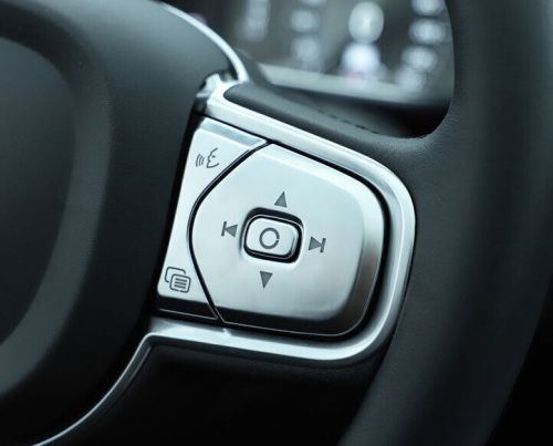 6pcs Steering Wheel Button Frame Cover Matte Silver Fit For Volvo XC60 18-23, US $48.18, image 5