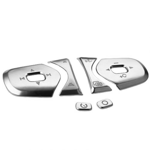 6pcs Steering Wheel Button Frame Cover Matte Silver Fit For Volvo XC60 18-23, US $48.18, image 9