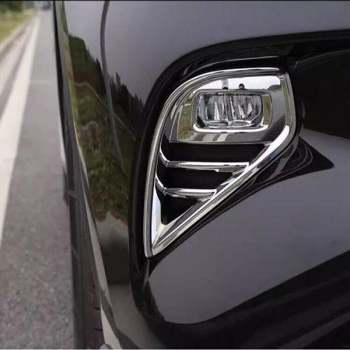 For Toyota Highlander 2020-2024 Chrome Silver ABS Front Fog Light Lamp Trim 2PCS, US $45.64, image 2