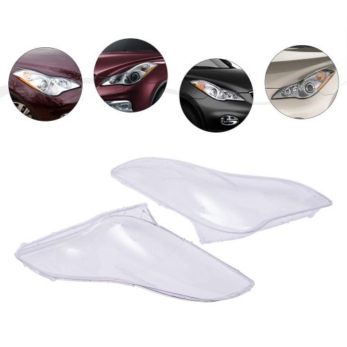 Headlight lens covers headlamp lens for infiniti qx50 ex25 ex35 2008-2012 (l+r)
