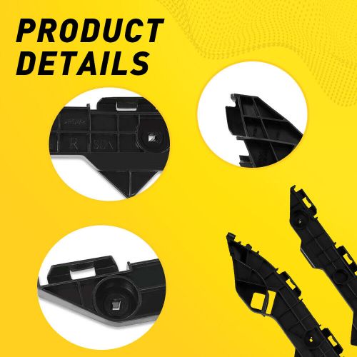 2set front left right bumper support brackets 2009-11 for toyota corolla base ef